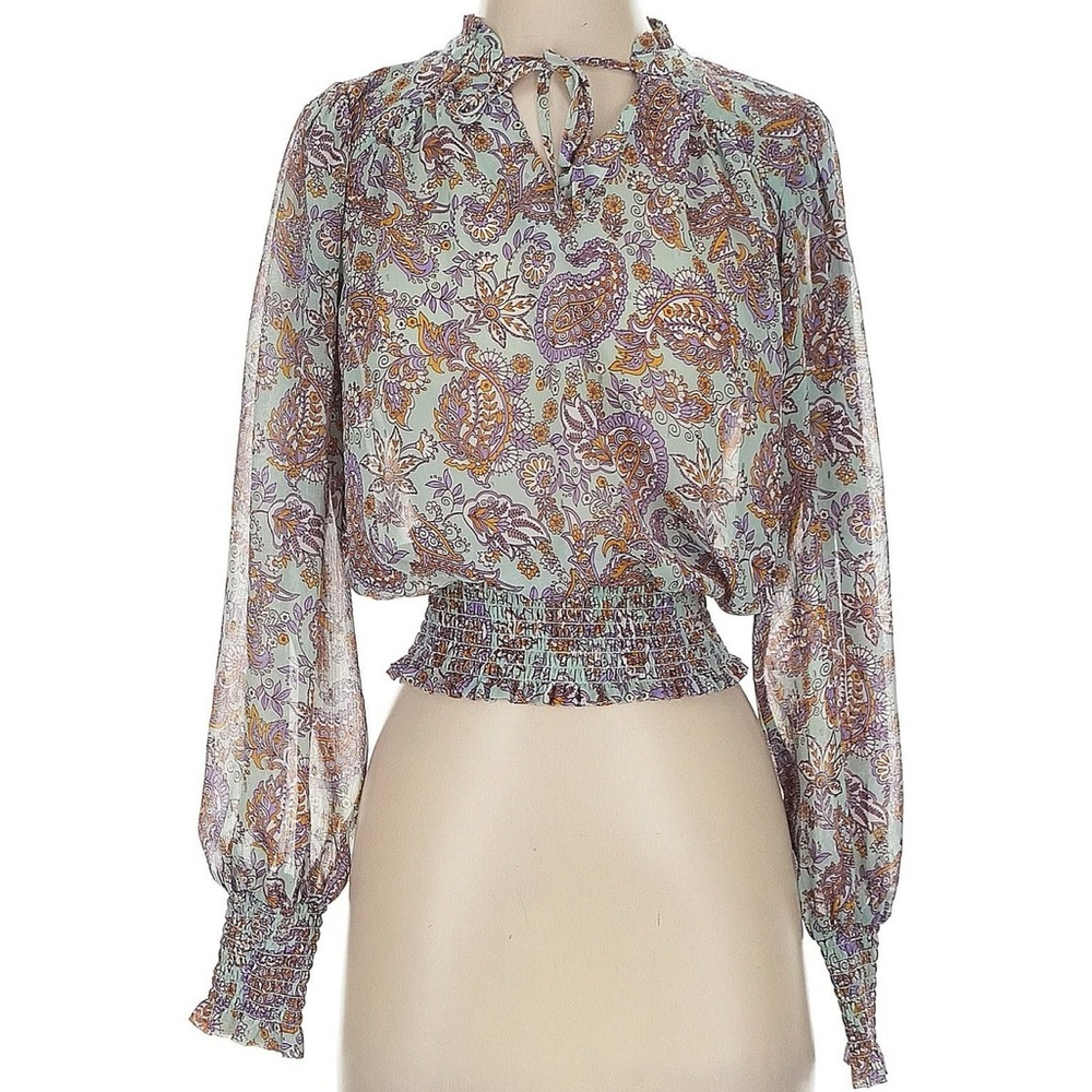 Rachel Zoe Multicolor Paisley Blouse